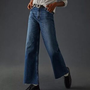 Hudson Rosie High-Rise Wide-Leg Ankle Jeans